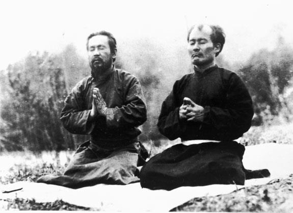Matsumura and Ueshiba - Chinkon Kishin