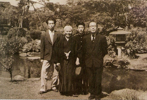 Shigeru Egami and Gichin Fuknakoshi