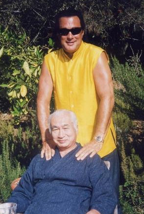 Steven Seagal and Hiroshi Isoyama