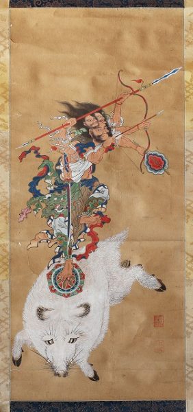 Marishiten riding a boar