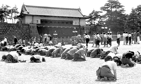 The surrender of Japan