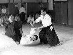 Kisshomaru Ueshiba at Aikikai Hombu Dojo in 1967