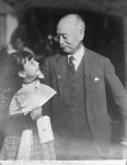 Admiral Isamu Takeshita in Hollywood with child actress Jane Withers, 1935