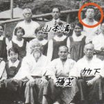 Kenji Tomiki with Morihei Ueshiba in 1926