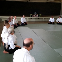 Circle After the End of Aikido Training