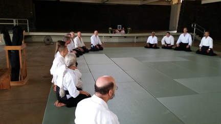 Circle After the End of Aikido Training