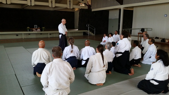 Bill Gleason Sensei Instructing