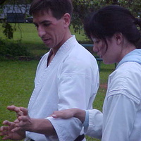 With Vanessa Sim, 2007