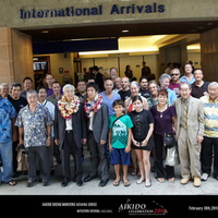 Moriteru Ueshiba Doshu Arrives in Honolulu