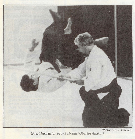 Chris Li taking ukemi for Frank Hreha Sensei at the Chicago Aikikai grand opening. From Aikido Today magazine Vol 3, No. 2 Summer 1989 (10th Issue). frank-hreha-chicago-aikikai.jpeg