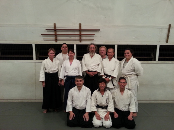 Windward Aikido Club with Hidetaka Kurawaki
