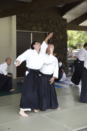 Chris Li taking ukemi for Yamashima Sensei