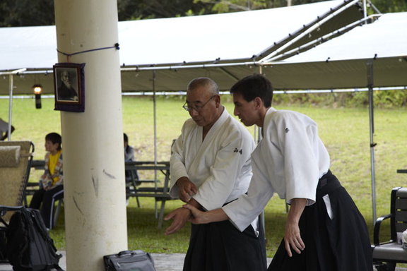 Chris Li and Takeshi Yamashima Sensei in Hawaii