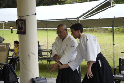 Chris Li and Takeshi Yamashima Sensei in Hawaii