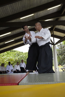 Chris Li and Takeshi Yamashima Sensei in Kaneohe