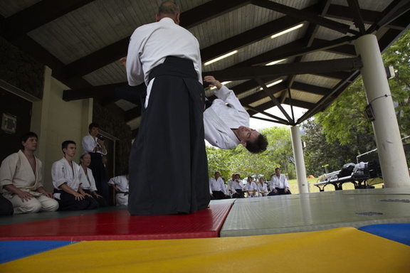 Taking Ukemi at the Aikido Ohana Gasshuku