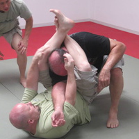 Dan and Andy Grappling - 2