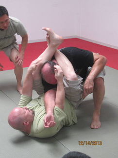 Dan and Andy Grappling - 2