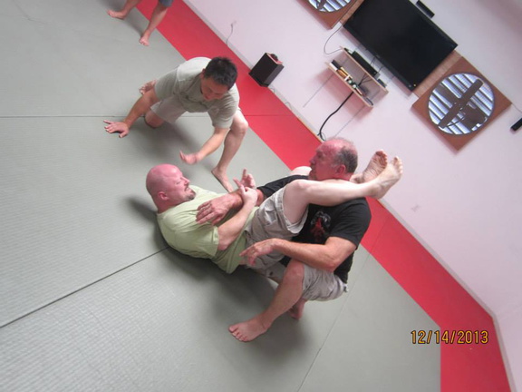 Dan and Andy Breton Grappling