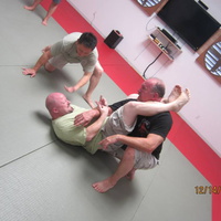 Dan and Andy Breton Grappling