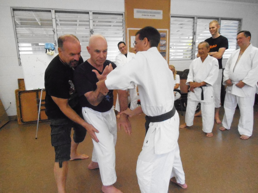 Dan Harden, Bill Gleason and Chris Li in Kaneohe