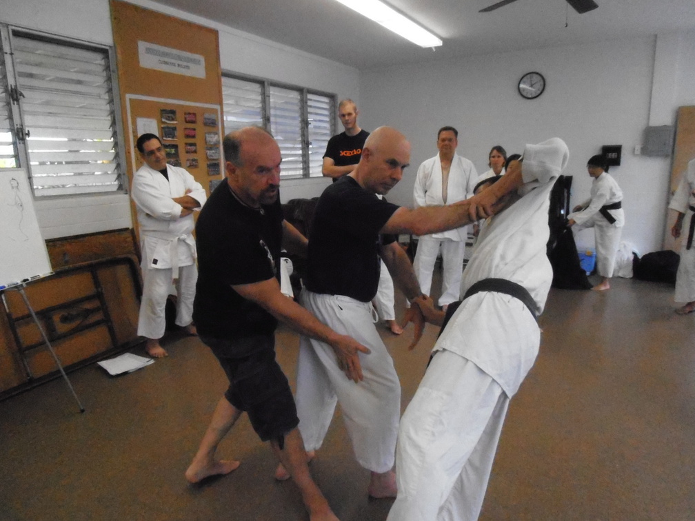 Dan Harden, Bill Gleason and Chris Li in Hawaii