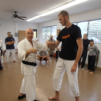 Bill Gleason and Frantz (Aikido of Hilo)