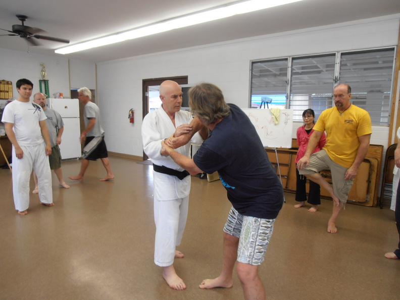 Bill Gleason Sensei and Bill Stockton (Aiki Kai o Kona)