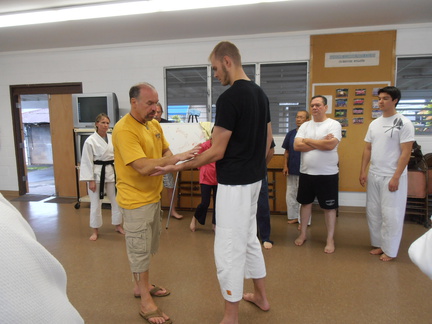 Dan Harden and Frantz from Aikido of Hilo