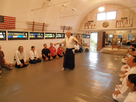 Bill Gleason Sensei at Windward Aikido Club