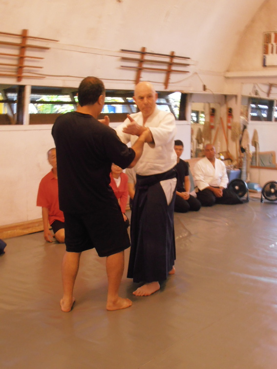 Bill Gleason and Scott Training in Kaneohe