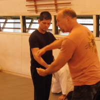 Dan Harden and Greg Socito at Windward Aikido Club