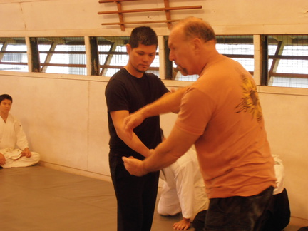 Dan Harden and Greg Socito at Windward Aikido Club