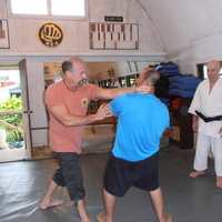 Dan Harden and Mert Gambito at Windward Aikido Club