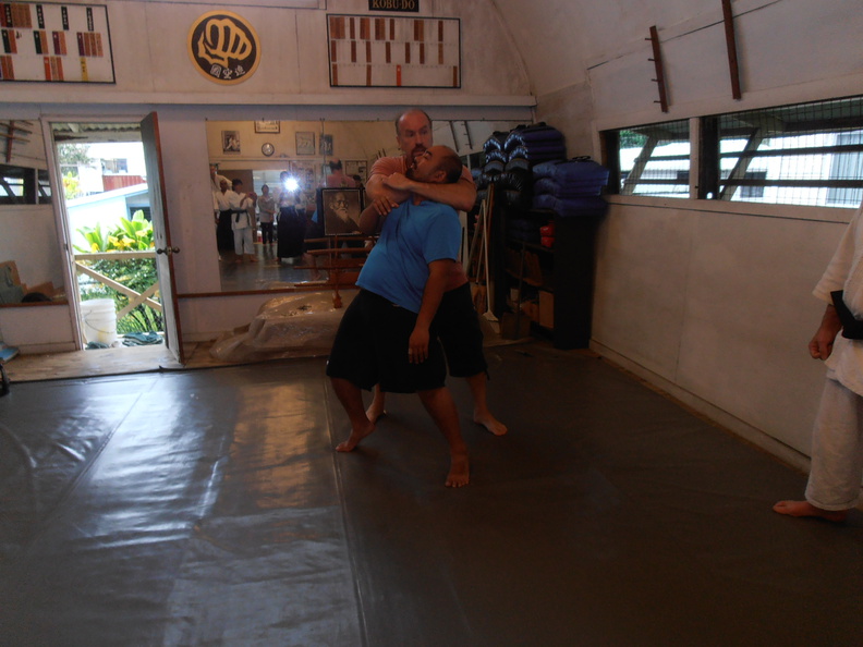 Dan Harden and Mert Gambito at Windward Aikido in Kaneohe