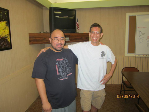 Chris Li and Mert Gambito in Hilo