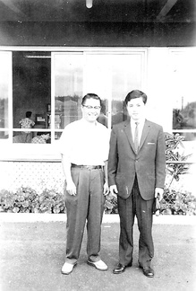 Dr. Mitsuo Adachi with Nobuyoshi Tamura