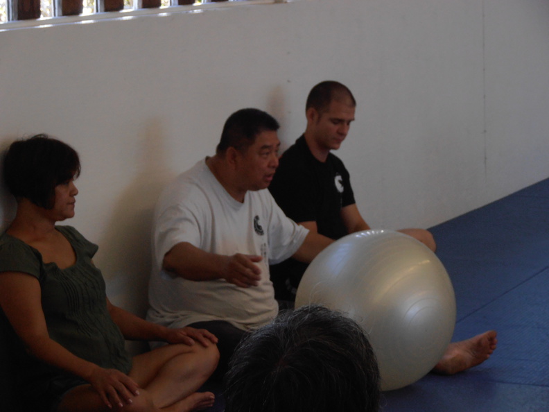 Sam Chin Sifu with Ball