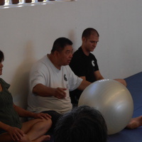 Sam Chin Sifu with Ball