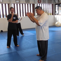 Sam Chin Sifu with Alex Grabiner