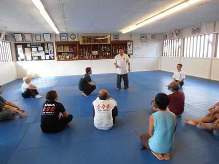 Sam Chin Sifu Lectures at Shobukan Judo Dojo