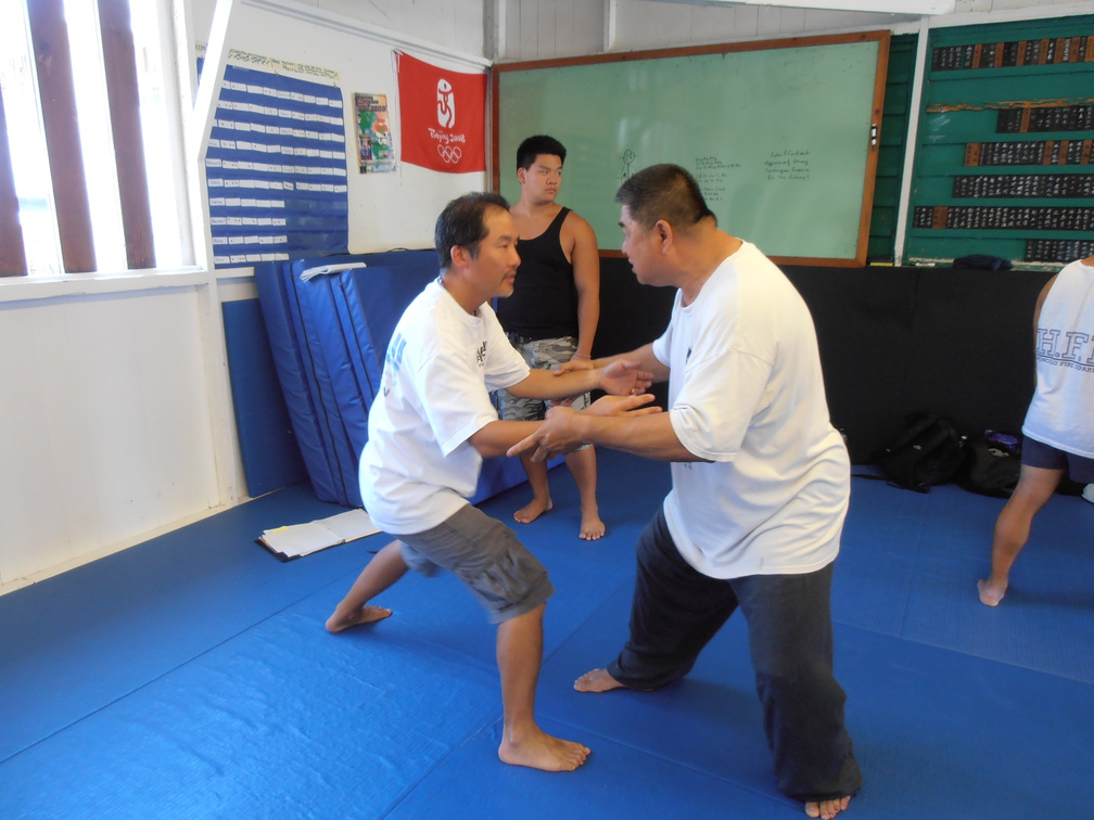 Sam Chin Sifu and Gregg Ushiroda