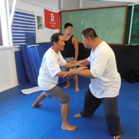 Sam Chin Sifu and Gregg Ushiroda