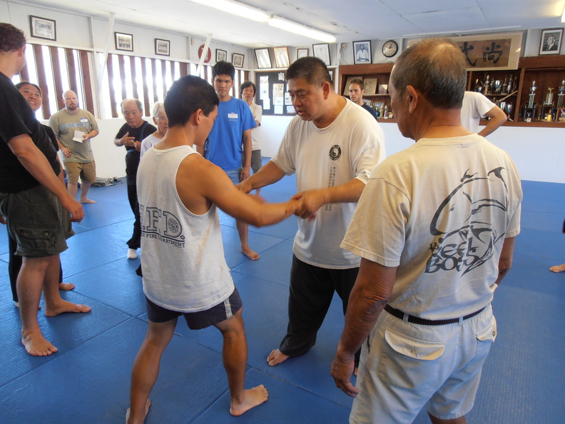 Sam Chin Sifu with Danny Asami