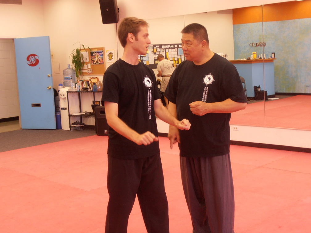 Sam Chin Sifu with Alex