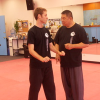 Sam Chin Sifu with Alex