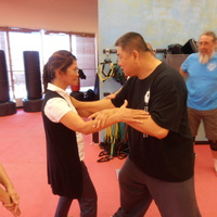 Sam Chin Sifu and Becky