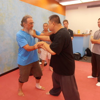 Sam Chin Sifu with Bob Kinzie