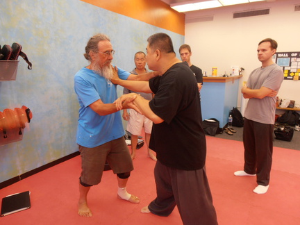 Sam Chin Sifu with Bob Kinzie