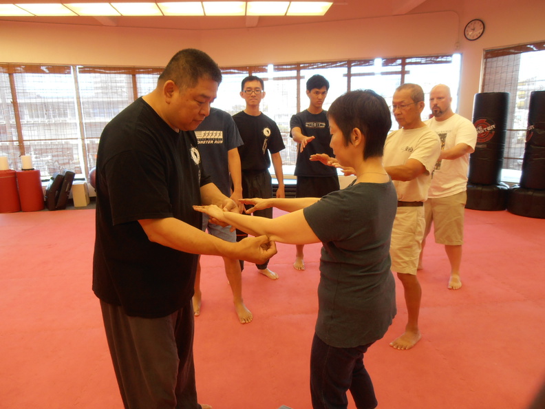 Carrie with Sam Chin Sifu